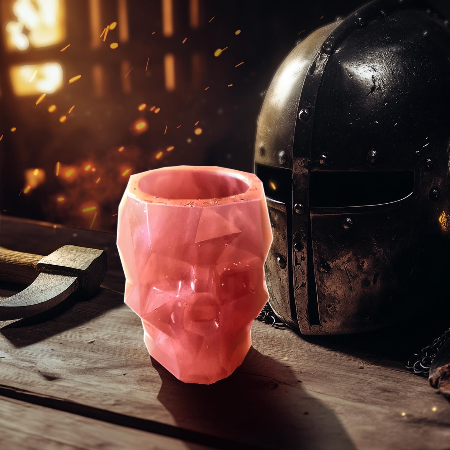 support en forme de crâne